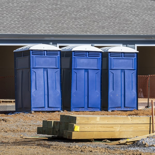 are there any restrictions on where i can place the portable toilets during my rental period in Peoria AZ